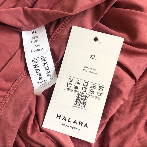 Halara High Waisted Lace Up Split Hem Palazzo Wide Leg Flowy Casual Pants - Picture 4 of 12